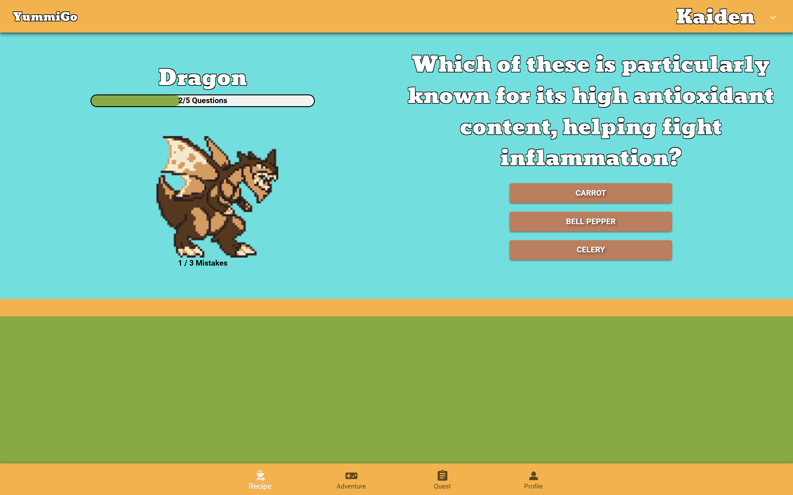 YummiGo Final Battle Page